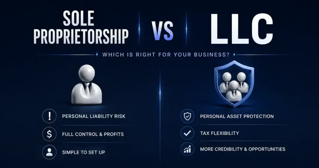 LLC vs sole proprietorship